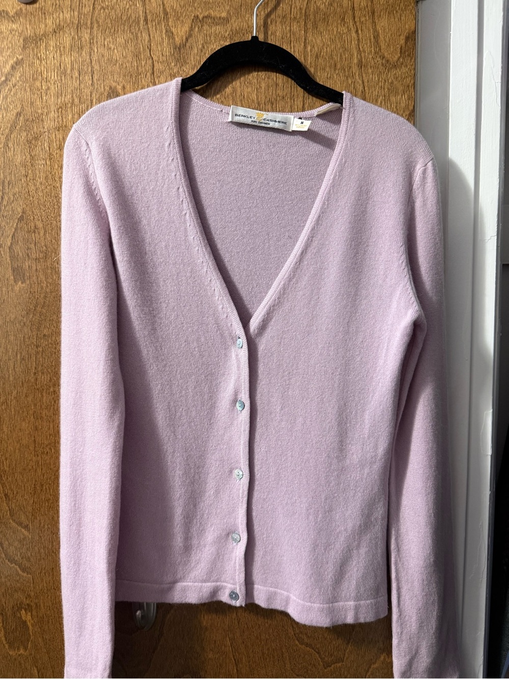 Vintage Berkley Cashmere Purple Cardigan